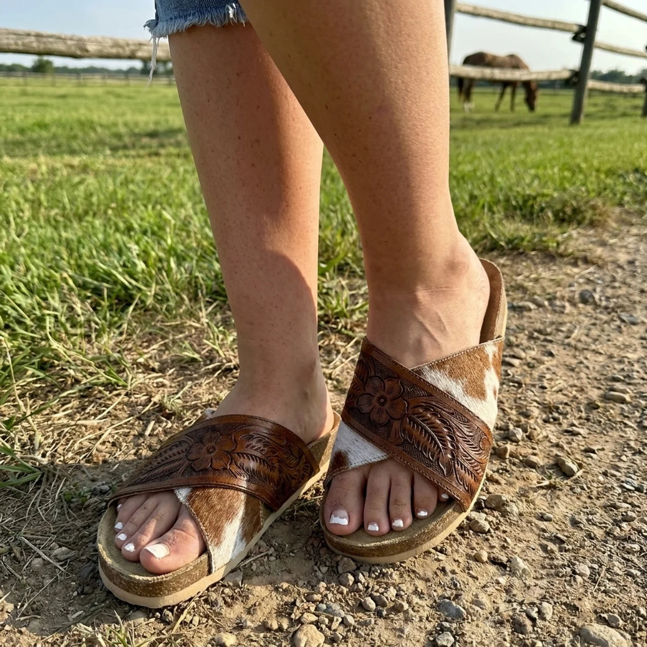 Michelle's Western Sandals